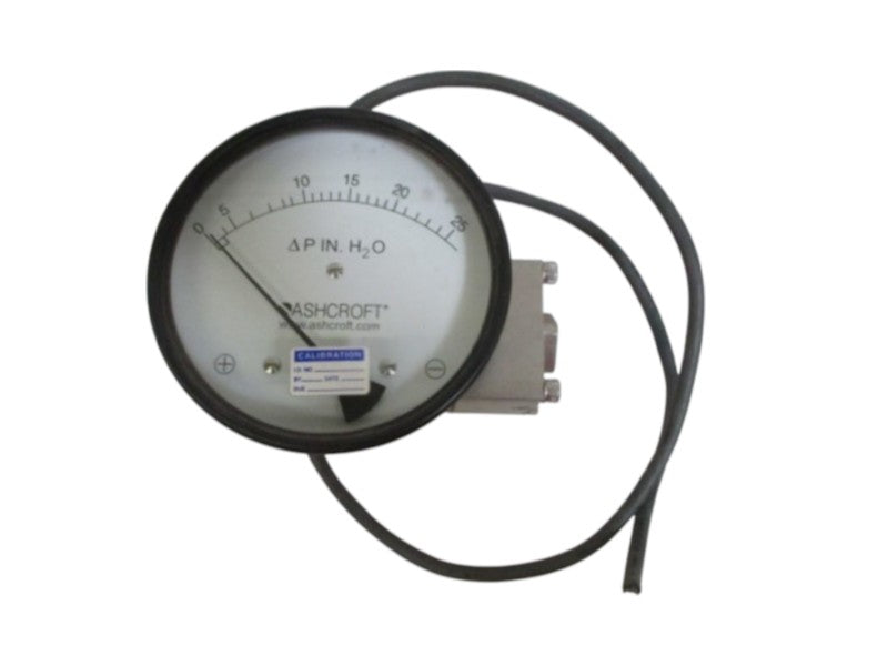 ASHCROFT 451132SD25BXTMV6-25IW PRESSURE GAUGE 0-25 IW  UNMP