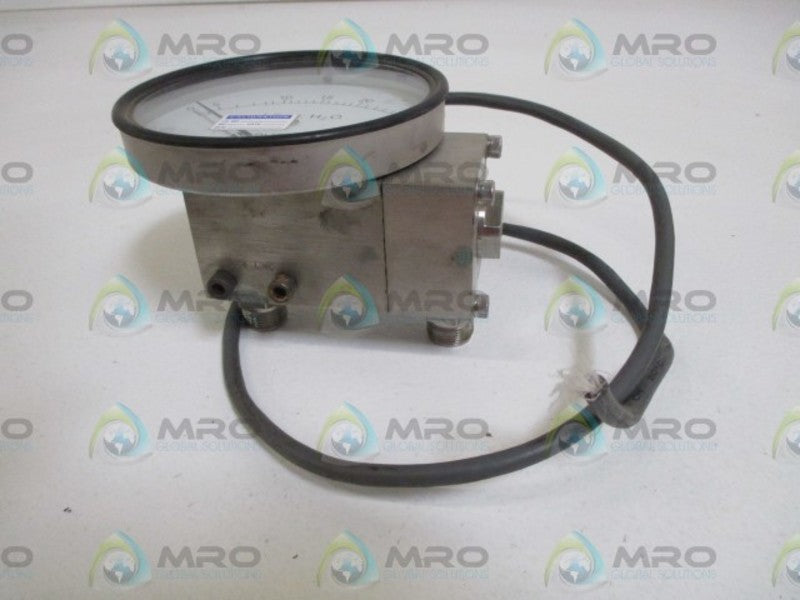 ASHCROFT 451132SD25BXTMV6-25IW PRESSURE GAUGE 0-25 IW  UNMP