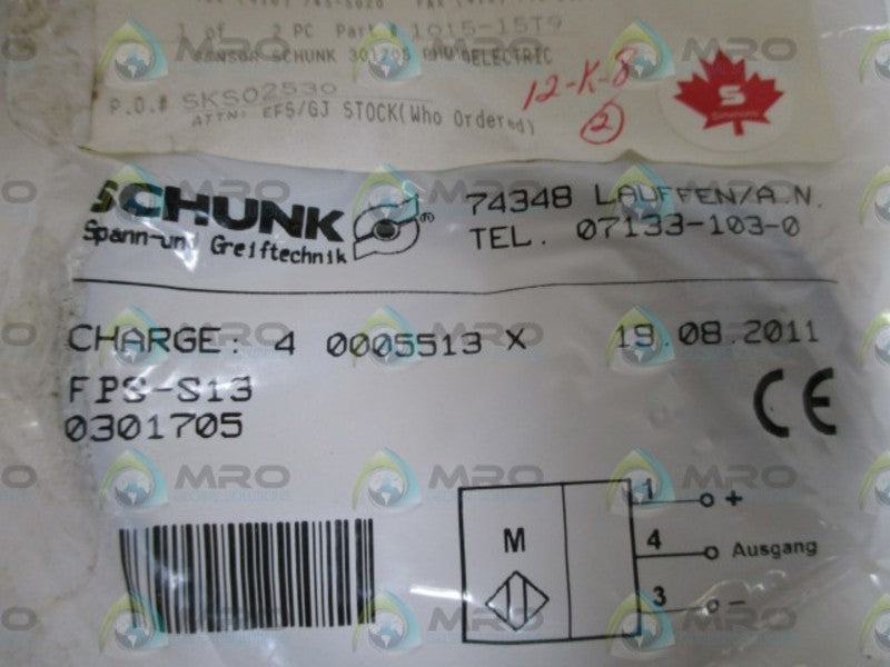 SCHUNK FPS-S13 SENSOR  NSMP