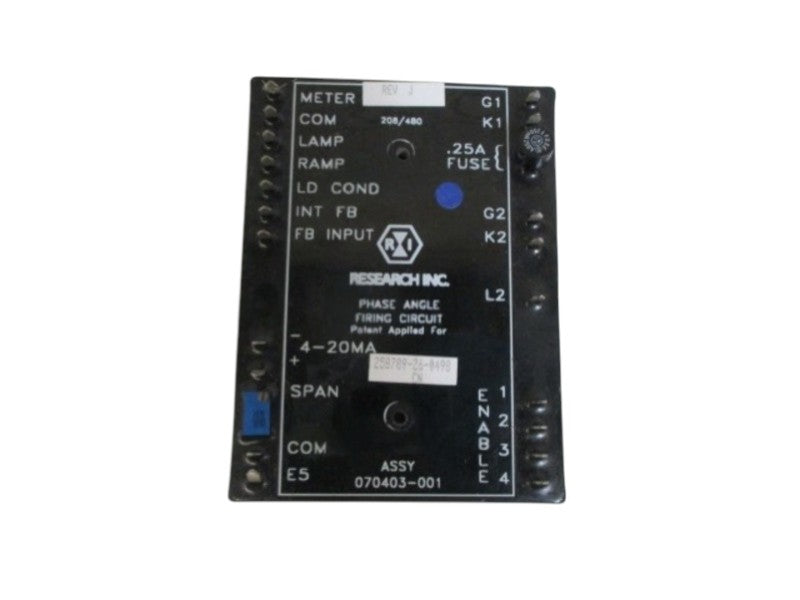 RESEARCH INC. 070403-001 PHASE ANGLE  UNMP