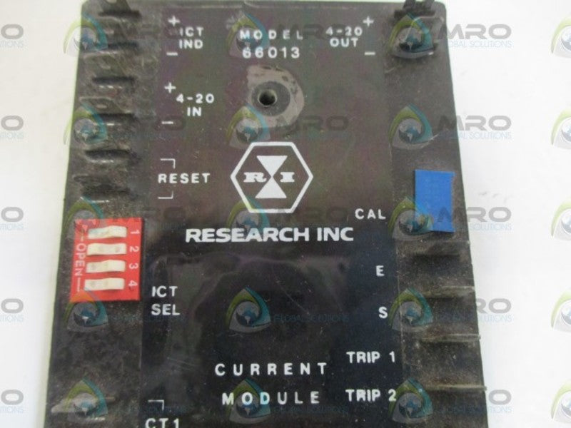 RESEARCH INC. 66013 CURRENT MODULE  UNMP