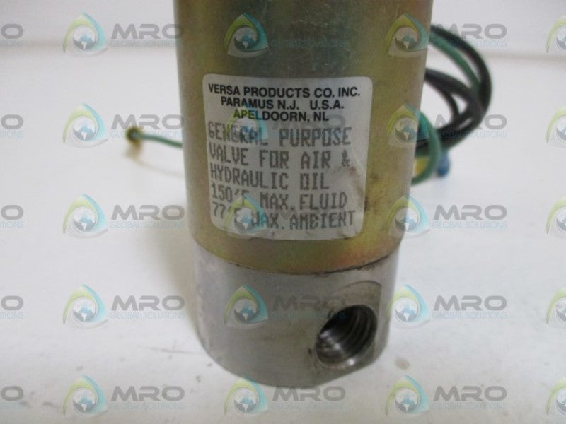 VERSA ESM-2301-100-PC-3-A120 SOLENOID VALVE  UNMP