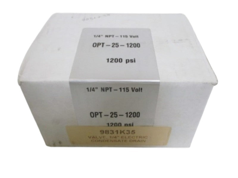 OPTIMUM OPT-25-1200 1/4" ELECTRIC CONDENSATE DRAIN VALVE  NSMP