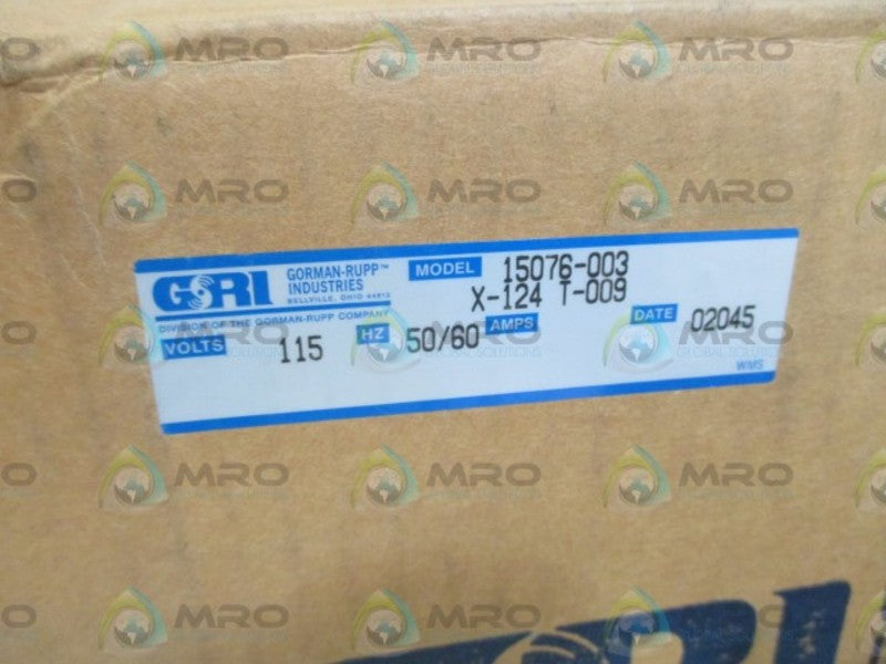 GORMAN PUMP 15076-003 METERING PUMP  NSMP