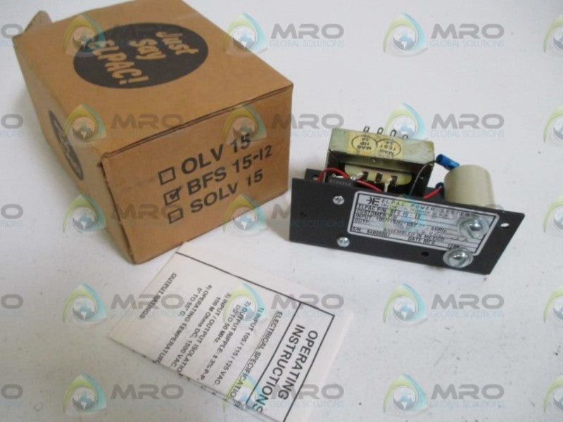 ELPAC POWE SYSTEMS BFS 15-12 POWE SUPPLY  NSMP