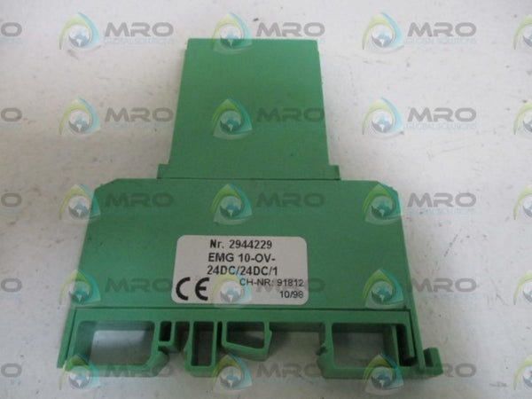 PHOENIX CONTACT EMG10-OV-24DC/24DC/1 OPTO COUPLER  NSNP
