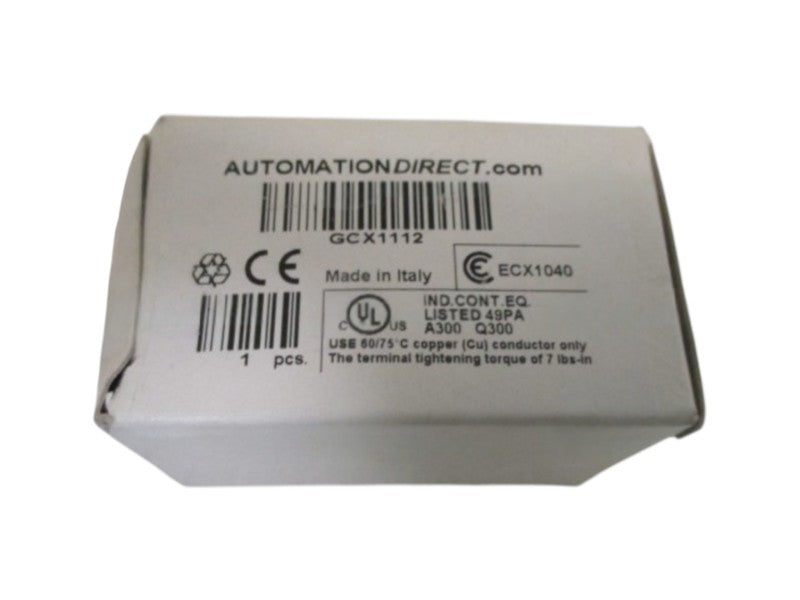 AUTOMATION DIRECT GCX1112 PUSHBUTTON METAL  NSMP