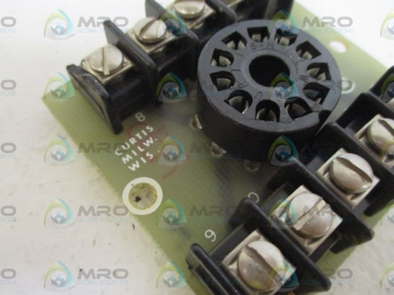 LOT OF 10 CURTIS RS11 RELAY SOCKET NSNP