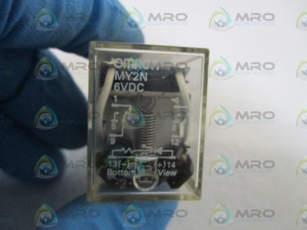 OMRON MY2N RELAY 6VDC  UNMP