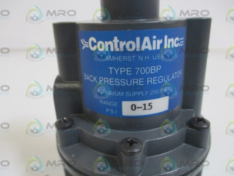 CONTROLAIR INC. 710-BC PRESSURE REGULATOR 1/4"NPT 0-15PSI  NSMP