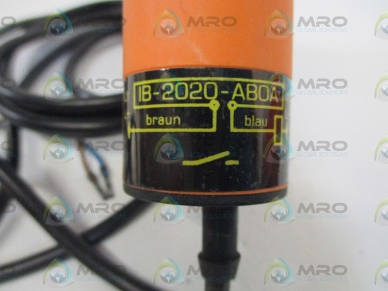 IFM EFECTOR IB-2020-AB0A INDUCTIVE PROXIMITY SENSOR  NSMP