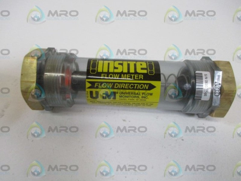 UNIVERSAL FLOW MONITOR INC. PX-15GPM-8-F-F FLOW METER  NSMP