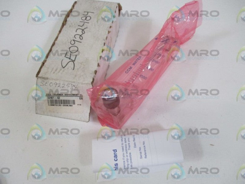 COLE-PARMER INST. 32461-42 FLOWMETER  NSMP