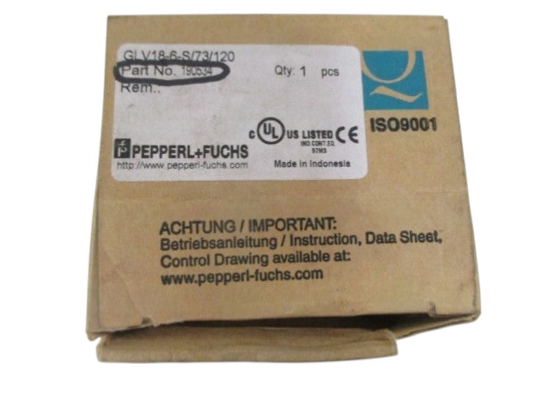 PEPPERL+FUCHS GVL18-6-S/73/120 PROXIMITY SWITCH  NSMP