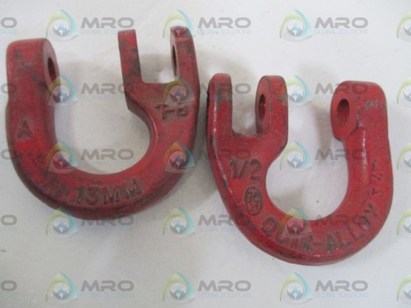 LOT OF 2 QUICK-ALLOY T-8 1/2" UNMP