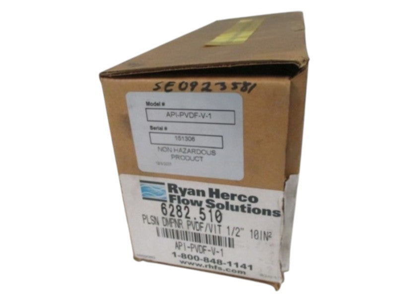RYAN HERCO API-PVDF-V-1 PLSN DMPNR PVDF/VIT 1/2"  NSMP