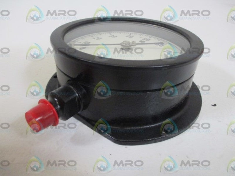 SHEBLY JONES CO INC. SIZE:4.5" GAUGE 0-100PSI NSMP