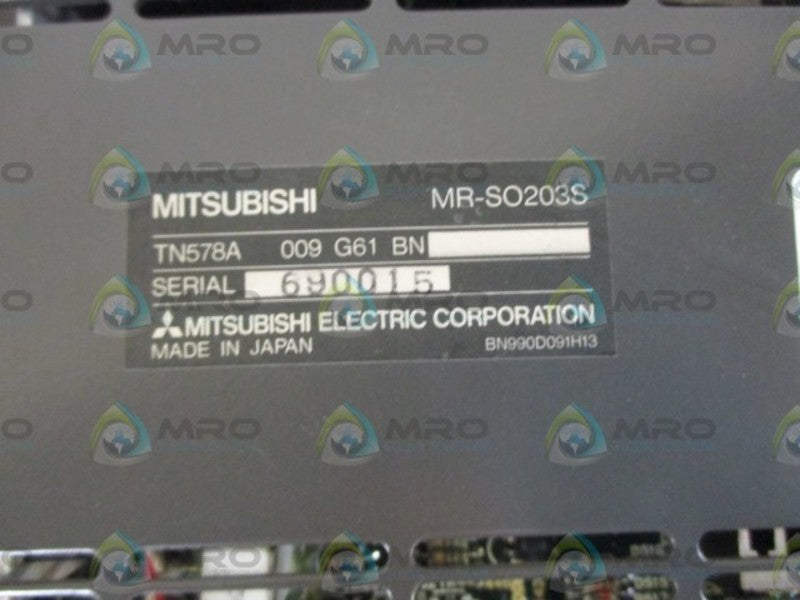 MITSUBISHI MR-SO203S AC SERVO  NSNP