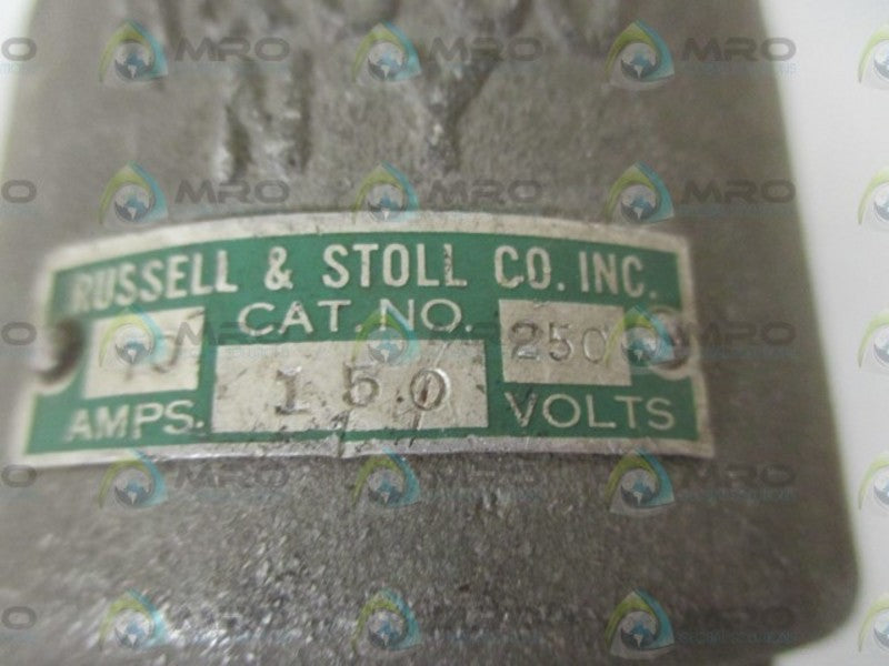 RUSSELL & STOLL 250 RECEPTACLE  UNMP