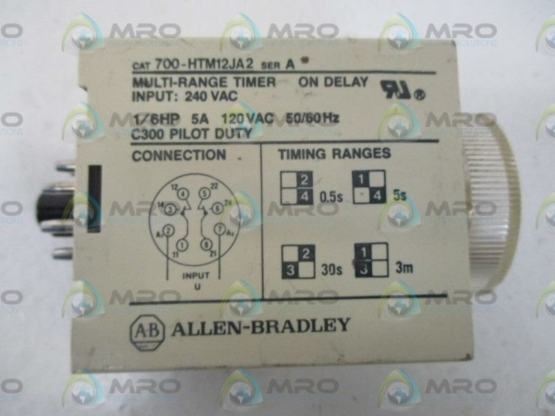 INDUSTRIAL SPARE PART 700-HTM12JA2 SER.A MULTI-RANGE TIMER  UNMP
