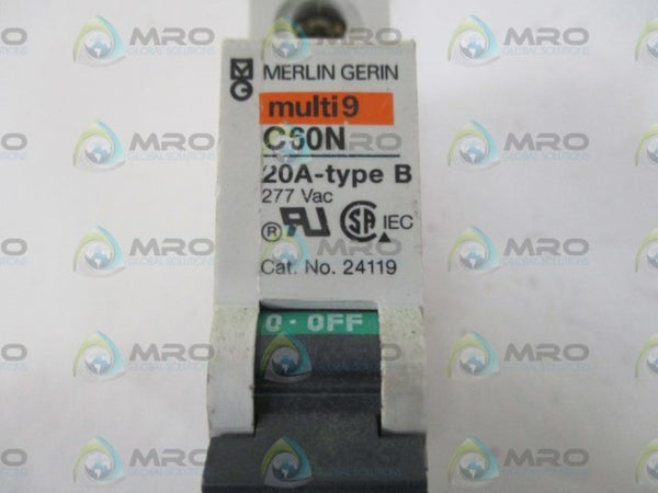 MERLIN GERIN 24119 CIRCUIT BREAKER 20A  UNMP