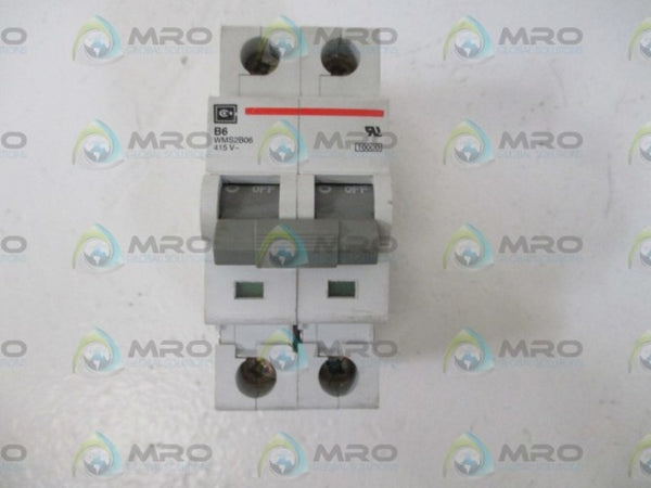 CUTLER HAMMER WMS2B06 CIRCUIT BREAKER UNMP
