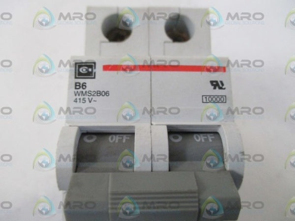 CUTLER HAMMER WMS2B06 CIRCUIT BREAKER UNMP