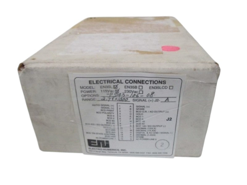 ELECTRO-NUMERICS EN35L-08-P543-106 PANEL METER  NSMP