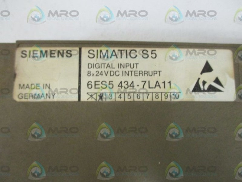 SIEMENS 6ES5 434-7LA11 DIGITAL INPUT  UNMP
