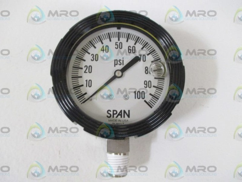 SPAN LFS212-100-PSI-G GAGUE 0-100PSI  NSMP