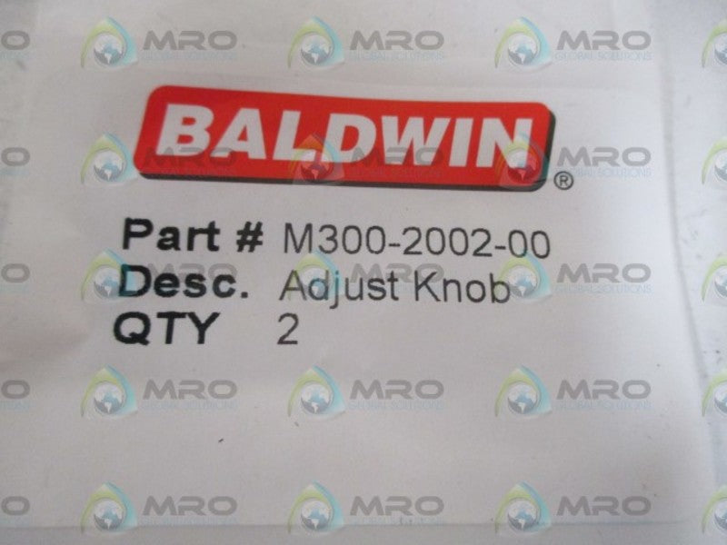 BALDWIN M300-2002-00 ADJUST KNOB  NSNP IN A BAG