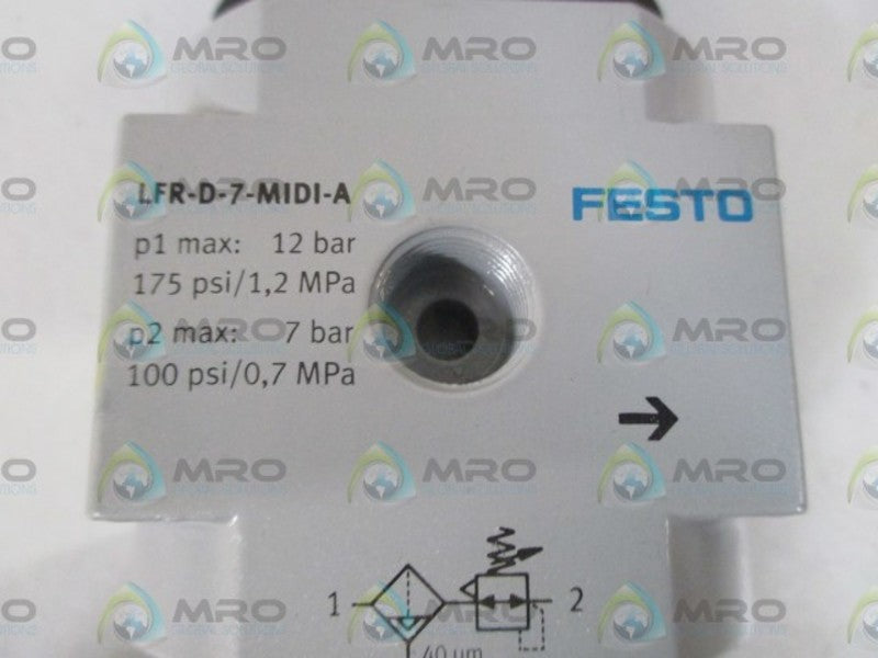 FESTO LFR-D-7-MIDI-A FILTER (AS PICTURED)  NSNP