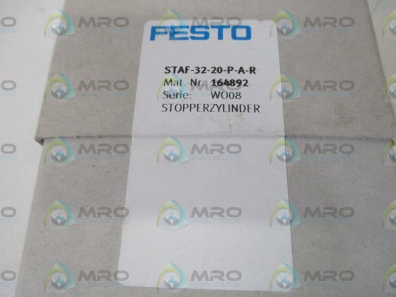 FESTO STAF-32-20-P-A-R CYLINDER STOPPER  NSFS