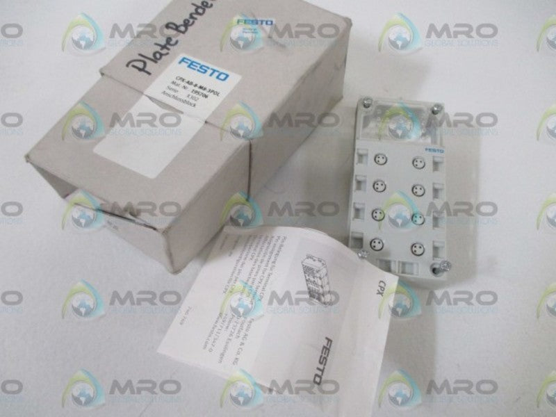 FESTO CPX-AB-8-M8-3P0L MANIFOLD BLOCK  NSMP