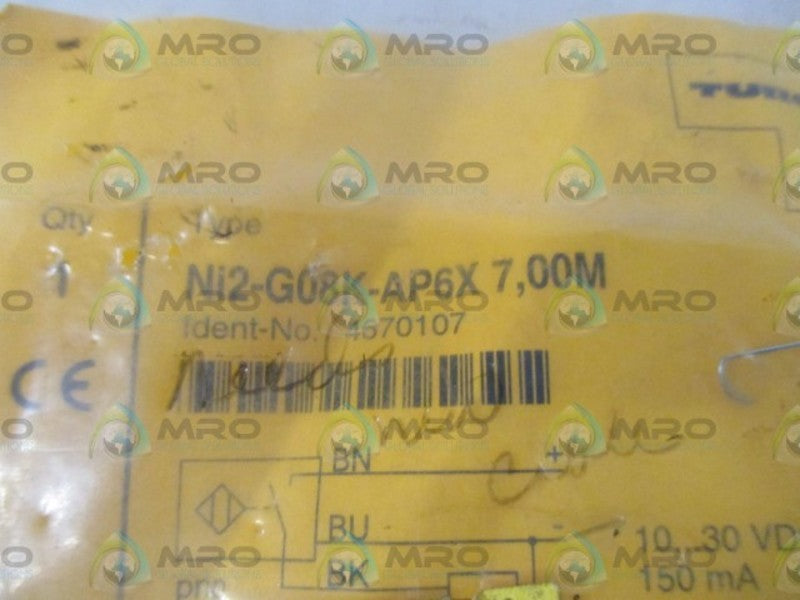 TURCK NI2-G08K-AP6X INDUCTIVE SENSOR  UNMP