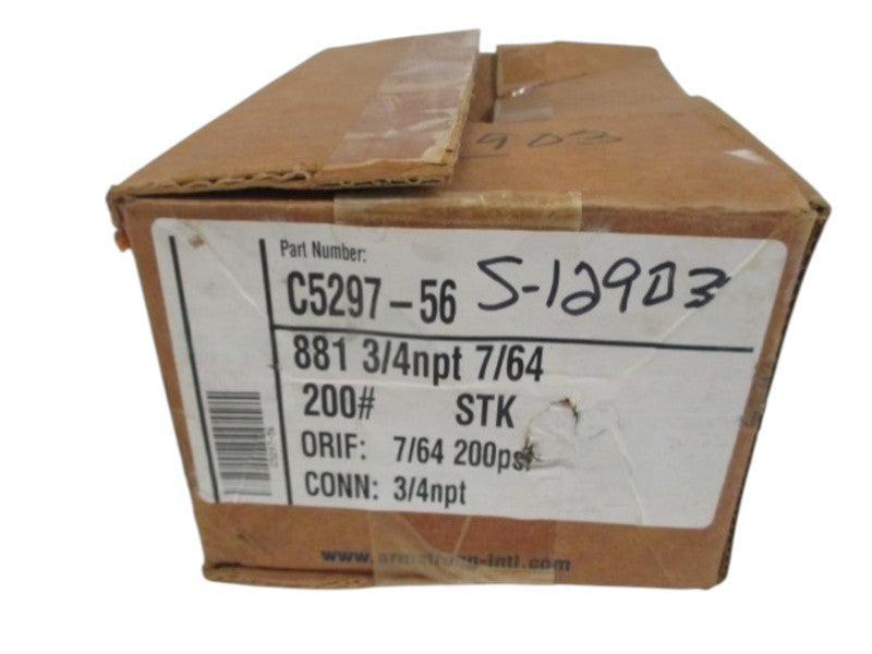 ARMSTRONG C5297-56 881 200PSI 3/4" NSMP