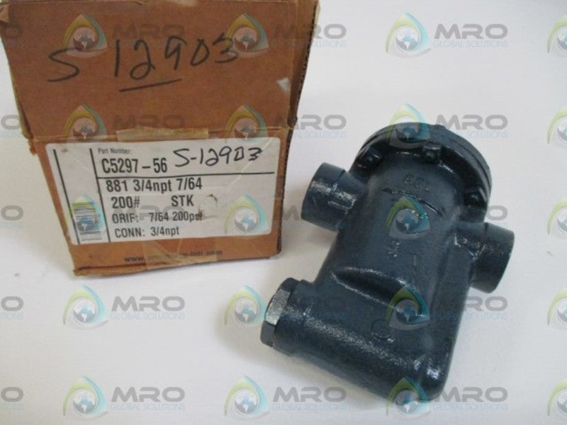 ARMSTRONG C5297-56 881 200PSI 3/4" NSMP