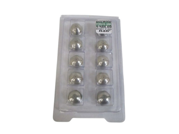 GATEWOOD S-NDL40 STAINLESS SHWR W/OUT "O" RING .040"(10QTY.)  NSNP