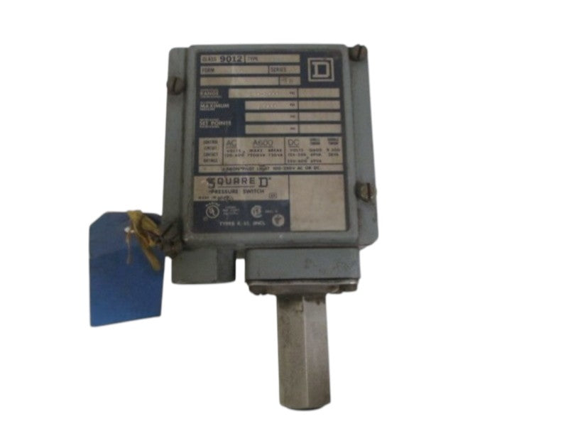 SQUARE D 9012-GOW-1 SER.A PRESSURE SWITCH  UNMP