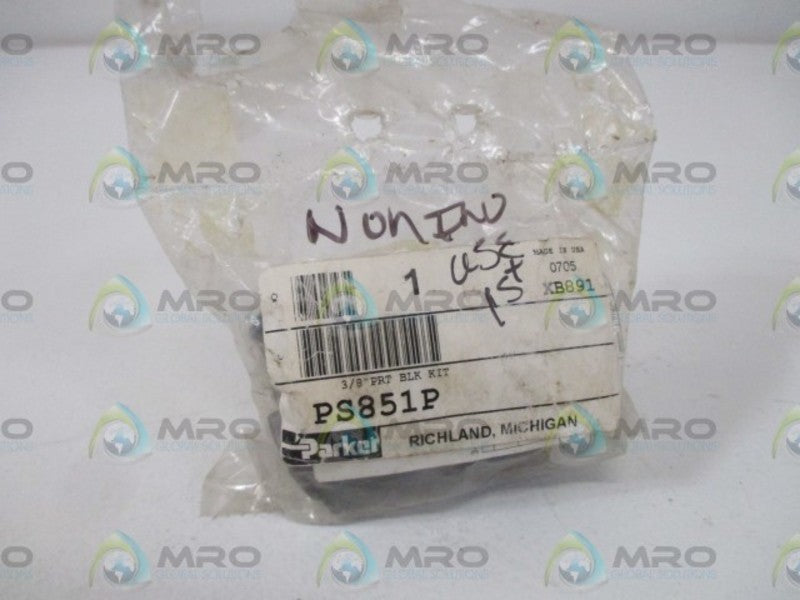 PARKER PS851P 3/8" PRT BLK KIT * NEW IN A FACTORY BAG *