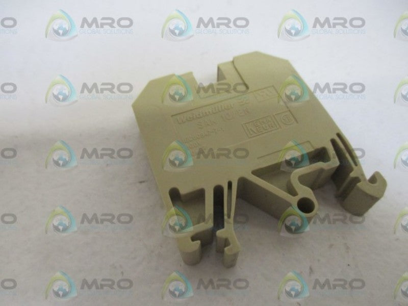 LOT OF 100 WEIDMULLER 0337660000 (SAK10/EN) TERMINAL BLOCK NSMP