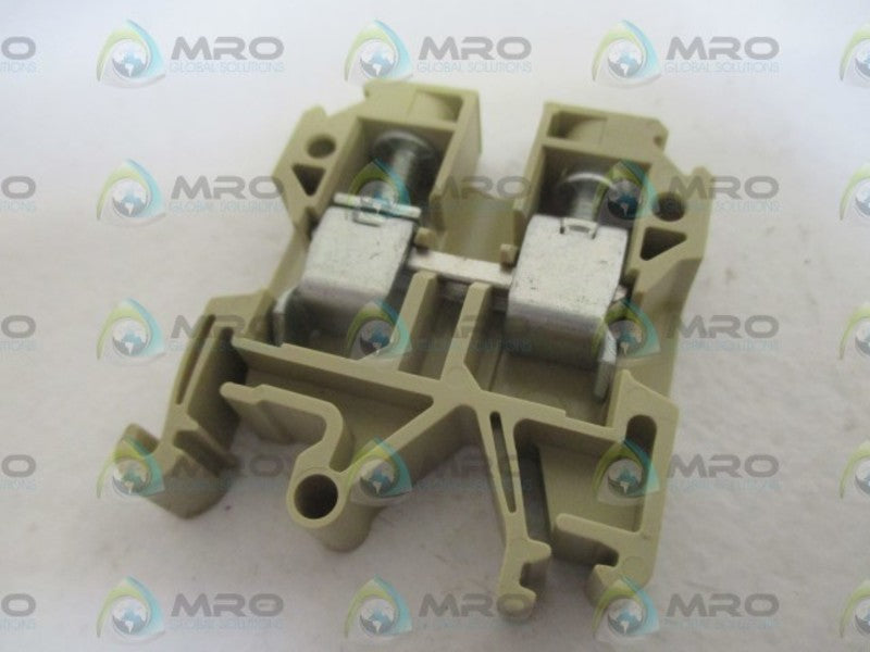 LOT OF 100 WEIDMULLER 0337660000 (SAK10/EN) TERMINAL BLOCK NSMP