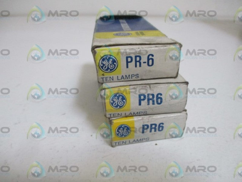 LOT OF 21 GENERAL ELECTRIC PR6 MINI LAMPS BULB NSMP
