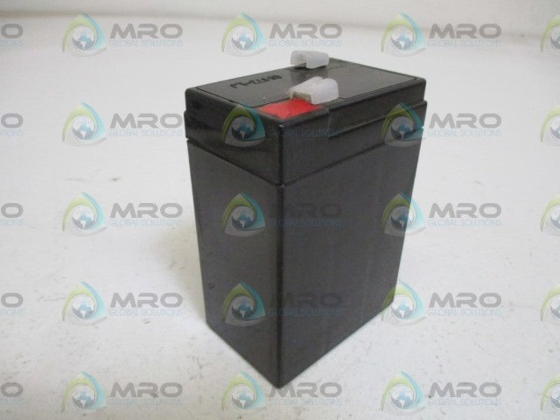 BATTERY CENTER BC-645 SEALED RECHARGEABLE BATTER 6V-4.5AMP HR.NSNP