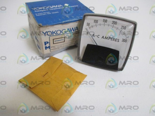 YOKOGAWA 250 340LSRX PANEL METER 0-300 A-C AMPERES  NSMP