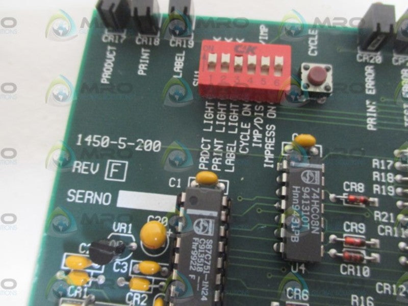 AVERY 1450-5-200 CONTROL BOARD  NSNP