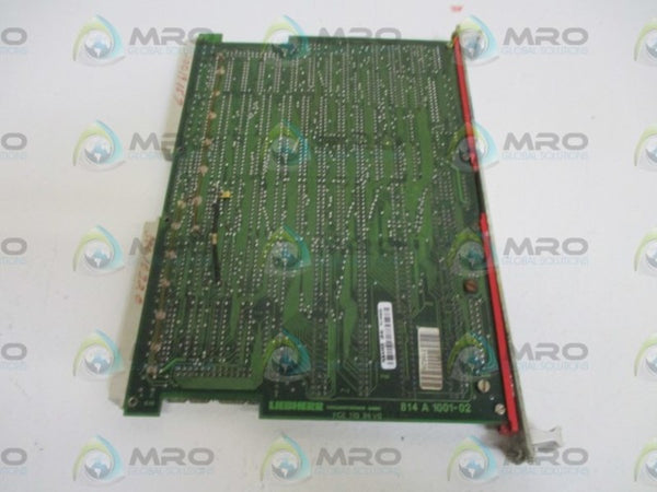 LIEBHERR 814A1001-02 PC BOARD  UNMP