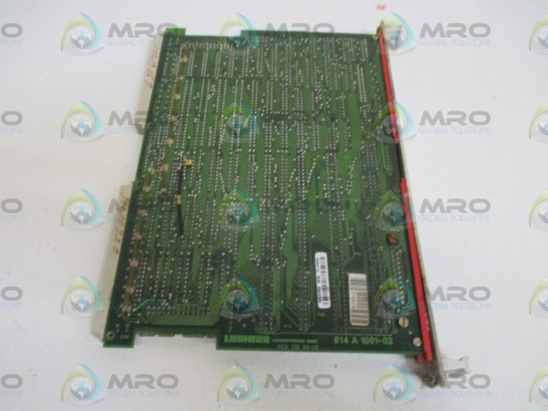 LIEBHERR 814A1001-02 PC BOARD  UNMP