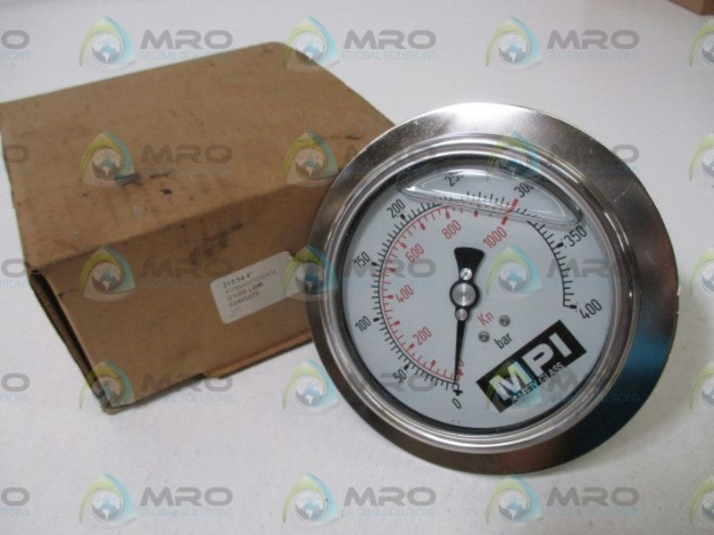 WIKA 52405079 513.54 4" LIQUID FILLED PRESSURE GAUGE 0-400PSI  NSMP