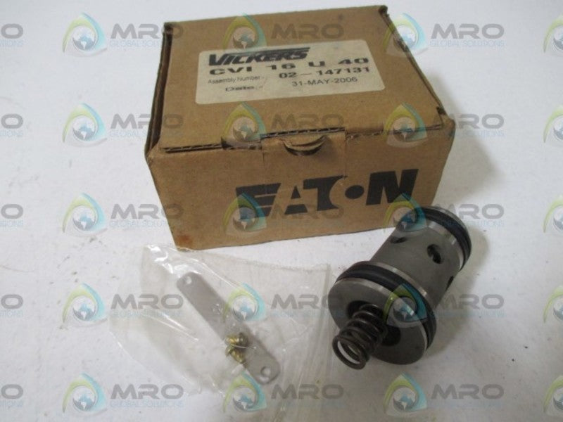 VICKERS CVI16U40 CARTRIDGE VALVE  NSMP
